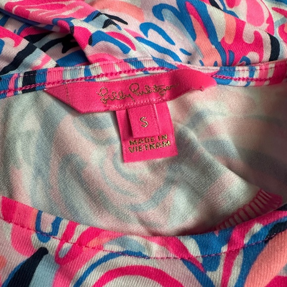 Lilly Pulitzer Small (Generous fit) ‘Raz Berry FlaminGoals’ Perfectly bright! - Picture 3 of 5